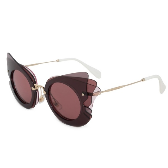 MIU MIU Multi Layered Butterfly Sunglasses NWT main image 4
